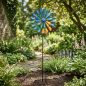Preview: Buntes Windspiel im Blätter-Design – Farbtupfer für Ihren Garten
